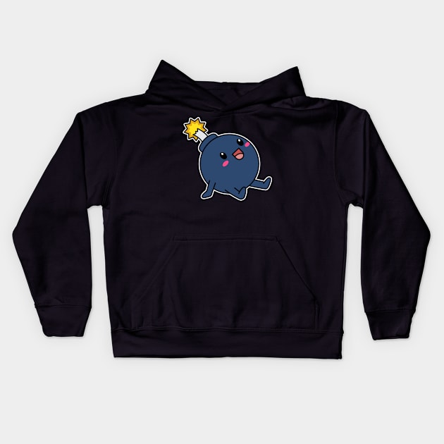 Cute Bomb Kids Hoodie by rudypagnel